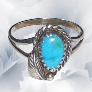Turquoise Ring Set in Sterling Silver